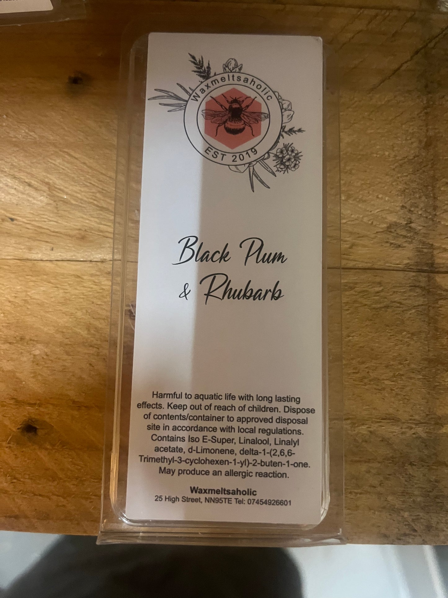 Black Plum & Rhubarb wax melt