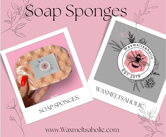 Soap sponge pink fizz