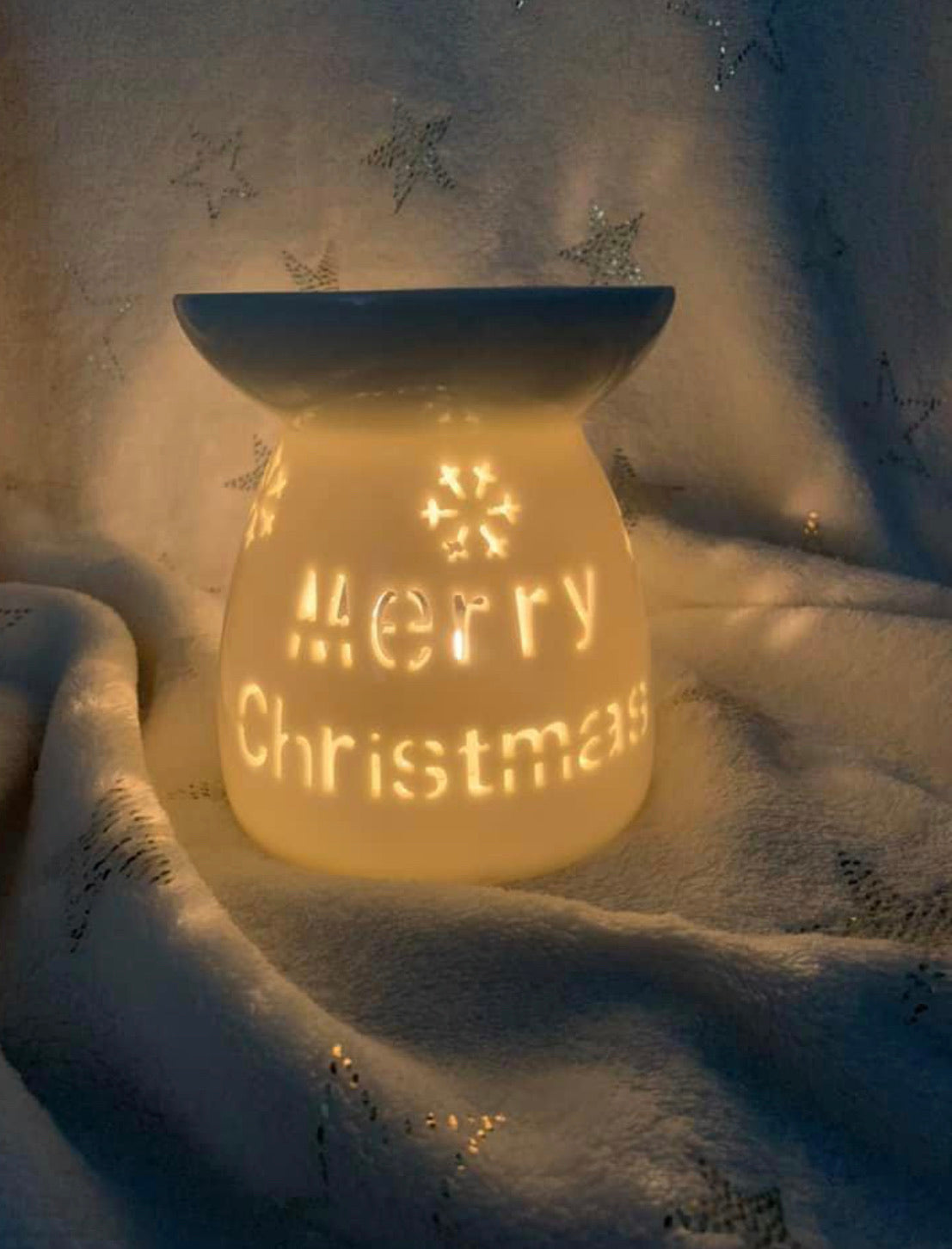 Merry Christmas tea light burner